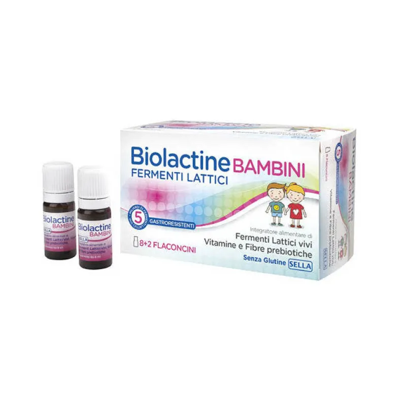 Sella Biolactine fermenti lattici per Bambini in flaconcini 10x8ml