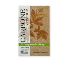 Sella Carbone Vegetale per il benessere dell'intestino 50 compresse