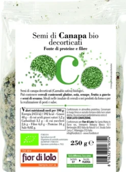 Semi Canapa Decorticata Bio 250 g