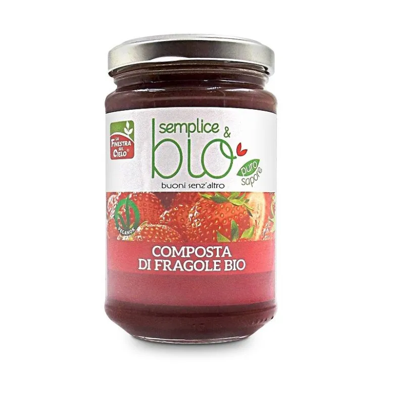 Semplice & Bio composta di fragole biologica 320g