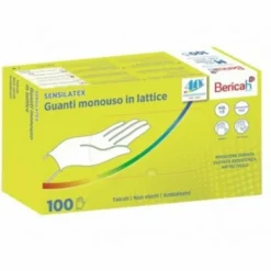 Sensilatex Guanti Monouso In Lattice Talcato Taglia S 100 Pezzi