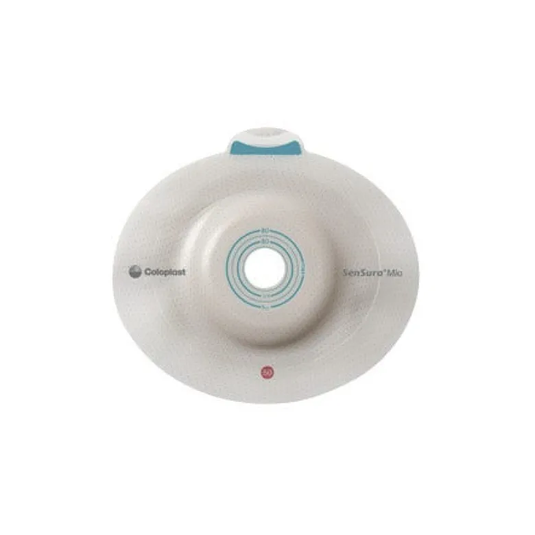 SenSura® Mio Convex Light Placca ClickSenSura® Mio Convex è una placca adesiva convessa adattabile che offre stabilità nell’area peristomale pur mantenendosi flessibile. L’adesivo elastico si adatta alle forme individuali del corpo e della sacca rimanendo discreto.Caratteristiche