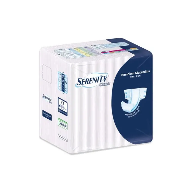 Serenity Classic Pannolone Mutandina Maxi Taglia XL 15 Pezzi