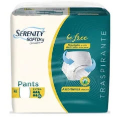 Serenity Soft Dry Sensitive Pants Extra taglia XL 14 pezzi