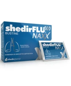 Shedir Flu 600 Naxx benessere delle vie respiratorie gusto Limone 20 bustine