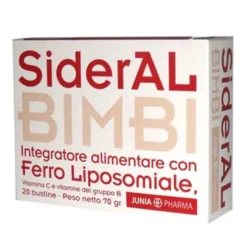 Sideral Bimbi integratore a base di Ferro e vitamina C 20 bustine