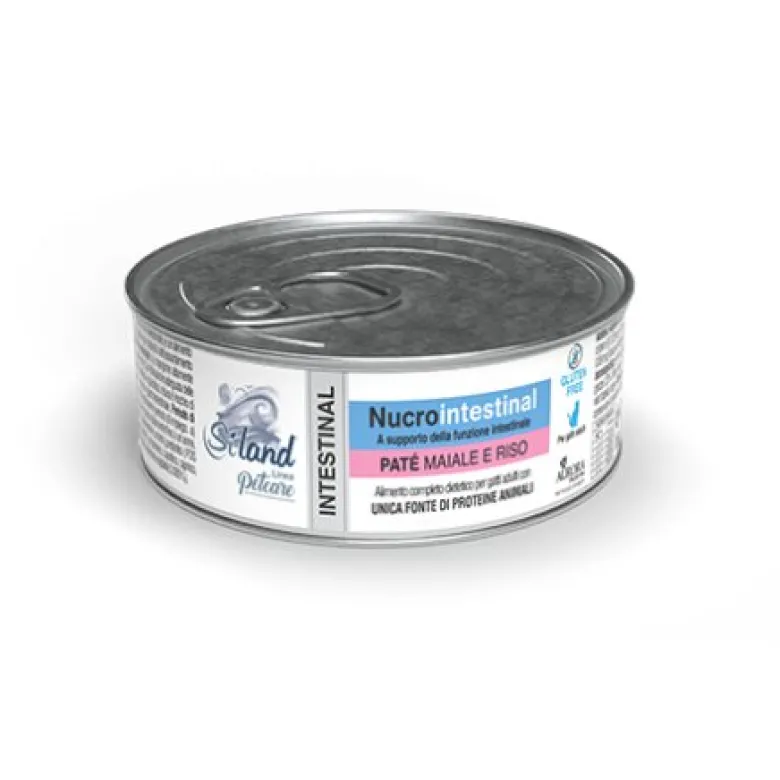 Siland Nucrointestinal Cibo Umido Per Gatti Maiale E Riso 85g
