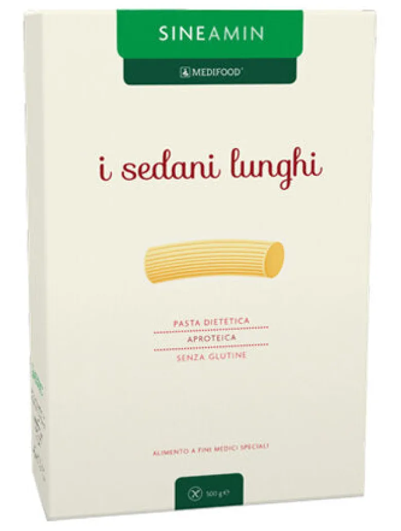 Sineamin Sedanini Lunghi Pasta Aproteica E Senza Glutine 500g