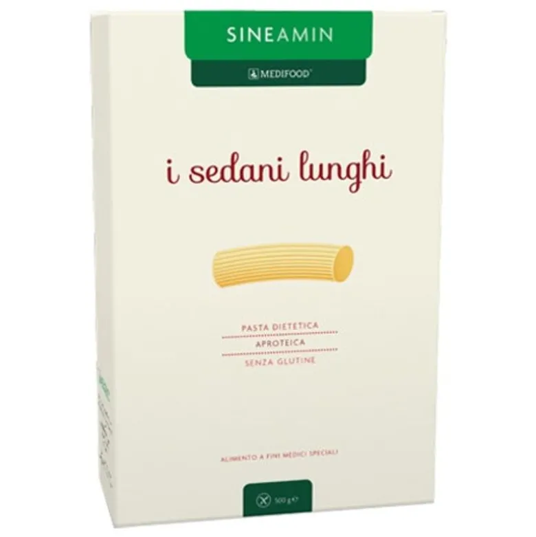 Sineamin Sedanini Lunghi Pasta Aproteica E Senza Glutine 500g