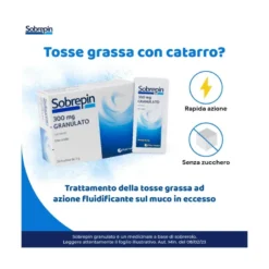 Sobrepin Granulato fluidificante 300 mg 24 bustine