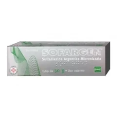Sofargen Crema antibatterico locale per ustioni e lesioni cutanee 1% 30gr