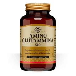 Solgar Amino Glutammina 500 integratore alimentare 50 capsule vegetali