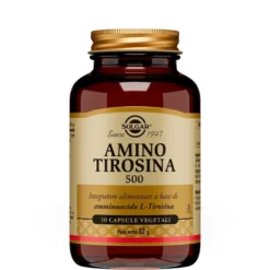 Solgar Amino Tirosina 500 integratore alimentare 50 capsule vegetali