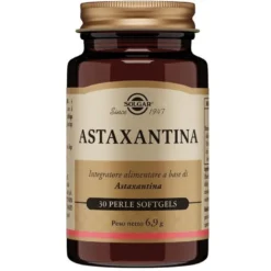 Solgar Astaxantina 30 Perle - Antiossidante Naturale Potente
