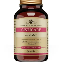 Solgar Cisticare Cranberry per il benessere delle vie urinarie 60 capsule vegetali
