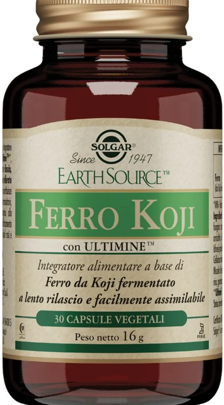 Solgar Ferro Koji Ultimine integratore di ferro 30 capsule vegetali