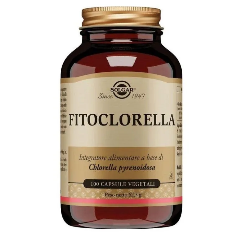 Solgar Fitoclorella integratore alimentare 100 capsule