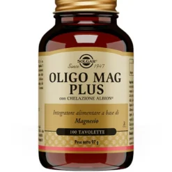 Solgar Oligo Mag Plus 100 Tavolette: Integratore Magnesio