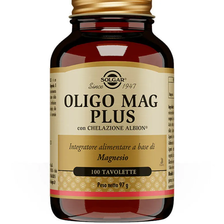 Solgar Oligo Mag Plus 100 Tavolette: Integratore Magnesio