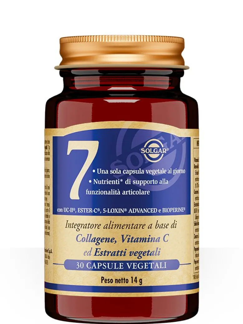 Solgar 7 per il benessere delle articolazioni 30 capsule vegetali