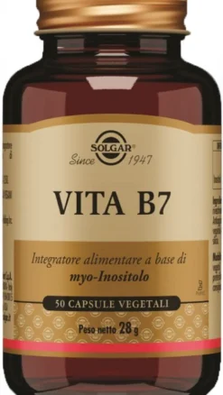 Solgar Vita B7 50 Capsule Vegetali - Integratore Biotina