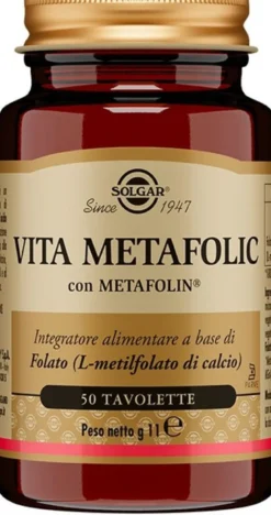 Solgar Vita Metafolic 50 Tavolette - Integratore Alimentare Premium
