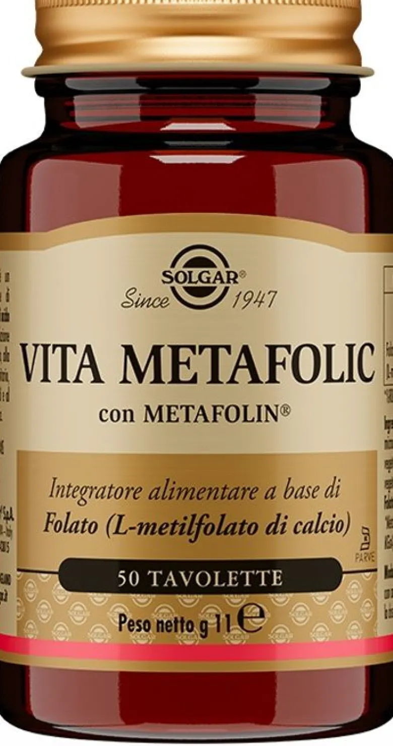 Solgar Vita Metafolic 50 Tavolette - Integratore Alimentare Premium