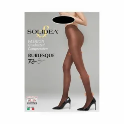 Solidea Burlesque Collant a Rete 70 denari colore Blu Navy Taglia M 1 paio
