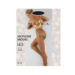 Solidea Collant Wonder Model 140 Denari Opaque Nero 4 Large 1 Paio