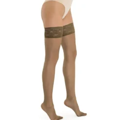 Solidea Marilyn Calze Autoreggenti 70 denari colore Camel Taglia L 1 paio