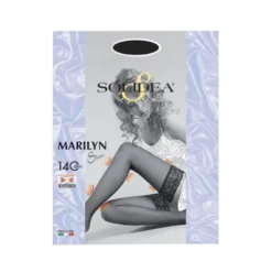 Solidea Marilyn Calze Autoreggenti 140 denari colore Camel Taglia L 1 paio