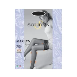 Solidea Marilyn Calze Autoreggenti 70 denari colore Visone Taglia S 1 paio