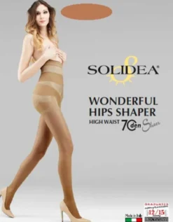 Solidea Wonderful hips 70 den Shape High Waist sheer Taglia 1-S Color Ghiaccio