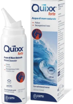 Soluzione Spray per Irrigazioni Nasali Quixx Forte Acqua Marina Ipertonica 100 ml