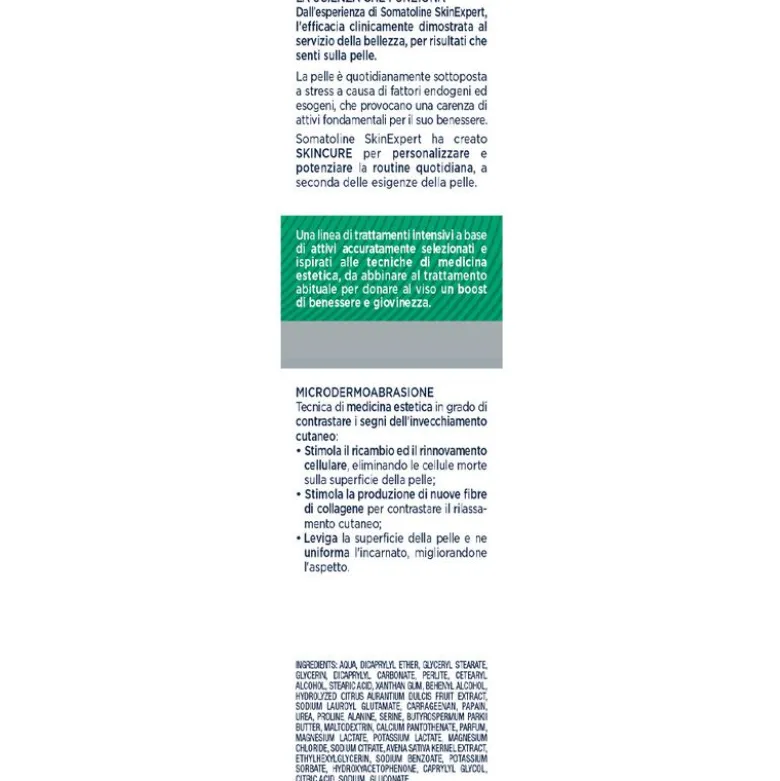 Somatoline SkinExpert Dermolevigante crema viso esfoliante 50ml