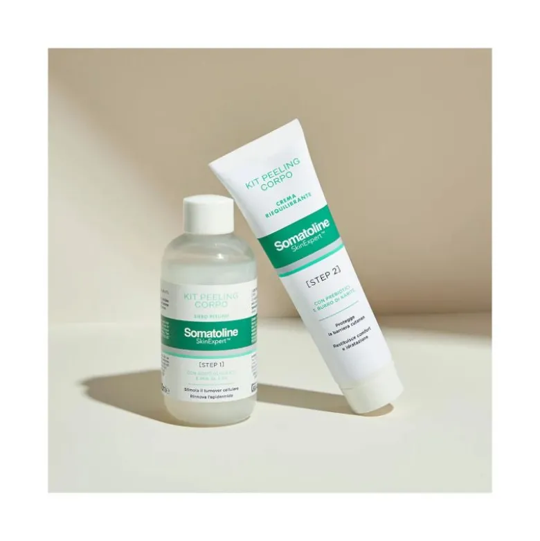 Somatoline Skin Expert Kit Peeling Corpo Gel 200ml + Crema Riequilibrante 100ml
