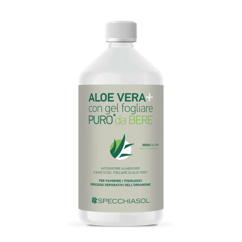 Specchiasol Succo Aloevera al 100% favorisce i fisiologici processi depurativi da 1000ml