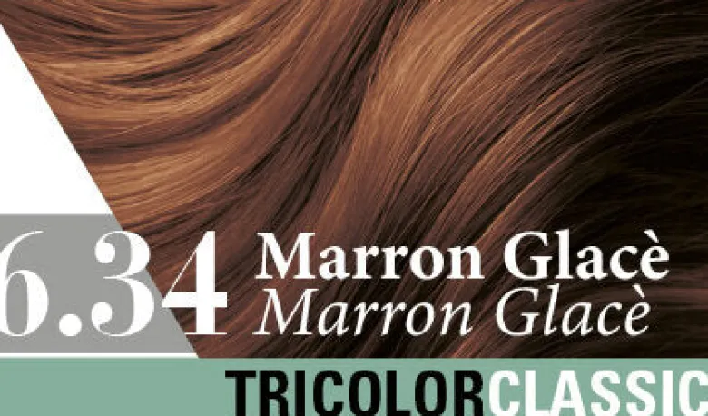 Specchiasol Tricolor Classic 6,34 Marròn Glacè 2 Tubi 50ml 2 Shaker 50ml + 4 Bustine 8ml