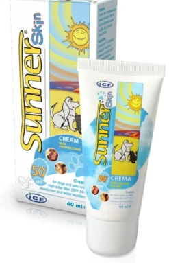 Sunnerskin protezione solare SPF50 idrata e protegge la cute di cani e gatti 40ml