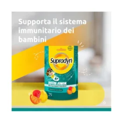 Supradyn Difese Junior Integratore Difese Immunitarie Bambini con Vitamina C D e Zinco 25 Caramelle Gommose