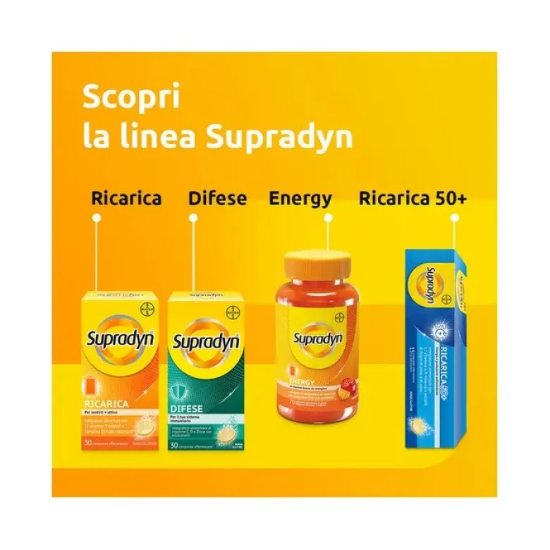 Supradyn Magnesio e Potassio Integratore sport con Vitamine B Vitamina C e Minerali 14 Bustine Eff