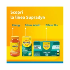 Supradyn Ricarica 50+ Integratore Vitamine e Minerali con Antiossidanti 90 Compresse Rivestite