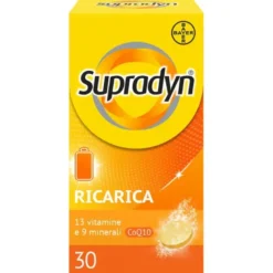 Supradyn Ricarica Integratore Multivitaminico Completo e Minerali 30 Compresse Effervescenti