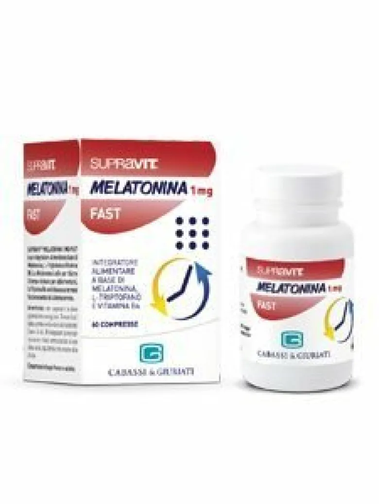 Supravit Melatonina Fast 1mg 60 compresse integratore melatonina