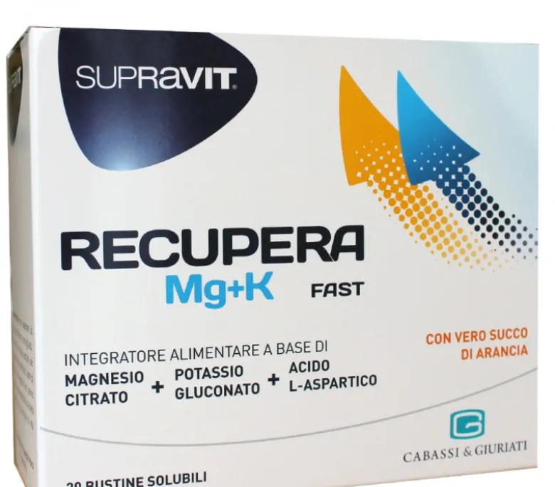 Supravit Recupera MG+K Metabolismo Energetico e Funzione Muscolare 20 bustine