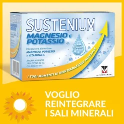 Sustenium Magnesio e Potassio Gusto Arancia 28 bustine