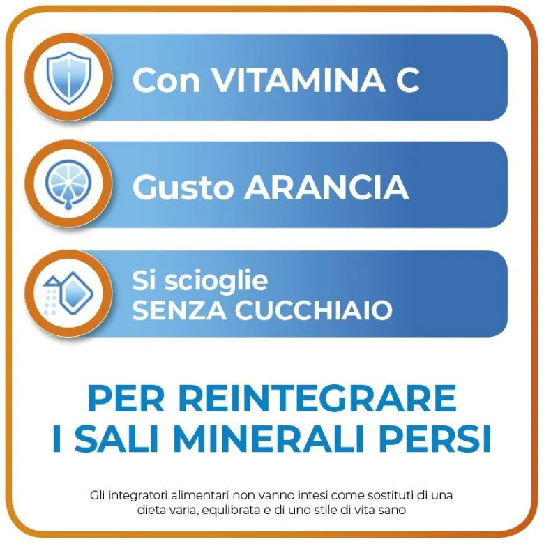 Sustenium Magnesio e Potassio Gusto Arancia 28 bustine