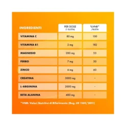 Sustenium Plus 22 Bustine - Integratore Energetico Potente