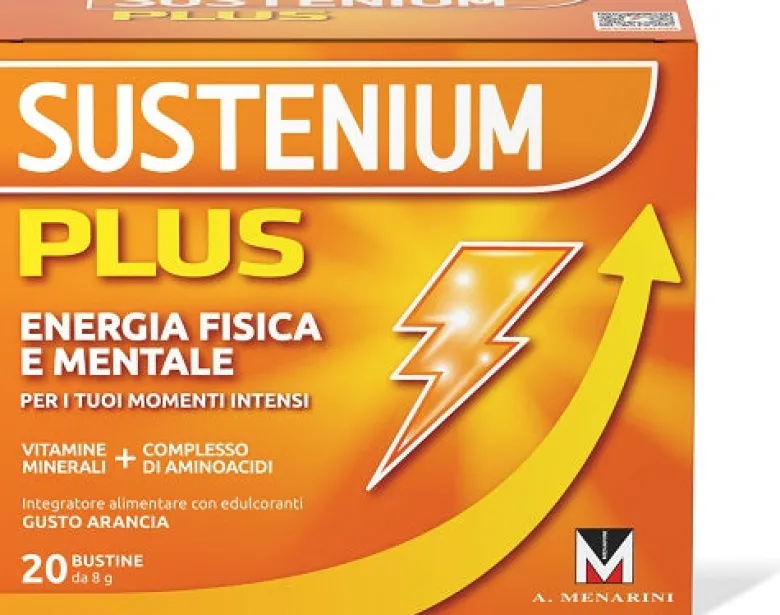 Sustenium Plus Energia Fisica E Mentale Arancia 20 Bustine