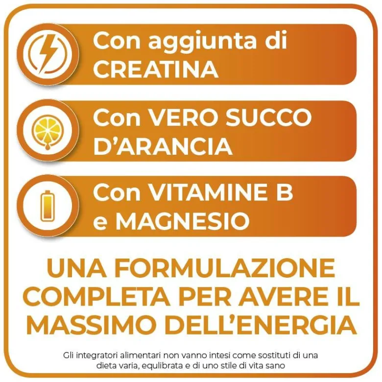 Sustenium Plus Intensive Formula energia e vitalità 12 bustine con succo d'arancia